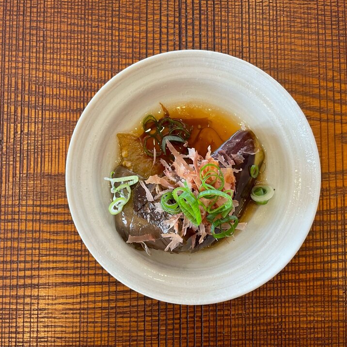 レンジで作る!なすの煮浸し!